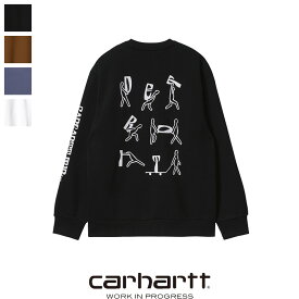 【SALE 40％OFF】CARHARTT WIP（カーハート）リムーバブルススウェットシャツ　I029534　REMOVALS SWEATSHIRT　ロゴ　プルオーバー