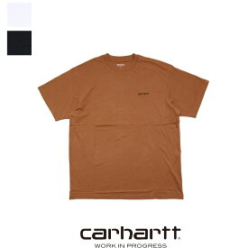 【スーパーセール 40％OFF】CARHARTT WIP（カーハート）S/S SCRIPT EMBROIDERY T-SHIRT　I025778　メンズ　クルーネック　Tシャツ