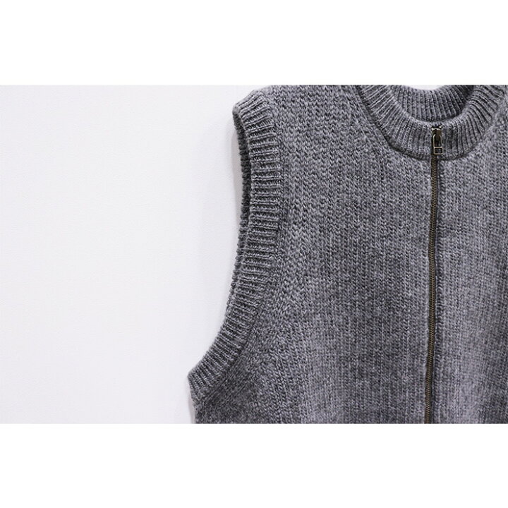 楽天市場】crepuscule（クレプスキュール）L-G ZIP-UP VEST 2403-020 