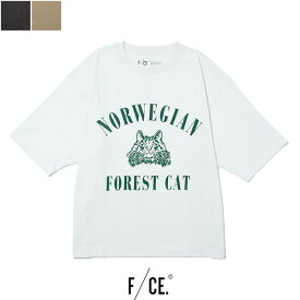 F/CE(エフ　シーイー) エフシーイー フォレスト キャット ビッグ T　FSU01243U0001　F/CE. FOREST CAT BIG T　Tシャツ　キャット