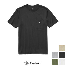 GOLDWIN(ゴールドウィン) ワンポイントエンブロイダリーハーフスリーブティー（メンズ）GL60148P　One Point Embroidery H/S Tee　コットン　カットソー　半袖