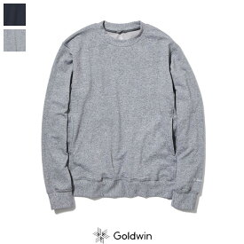【SALE 40％OFF】GOLDWIN(ゴールドウィン) リポーズ スウェットシャツ（C3fit／メンズ）GC40330　Re-Pose Sweatshirt　リラックスタイム　就寝時　光電子