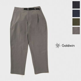 【SALE 30％OFF】GOLDWIN(ゴールドウィン) ワンタックテーパードストレッチツイルパンツ（メンズ）GM71155P　One Tuck Tapered Stretch Twill Pants