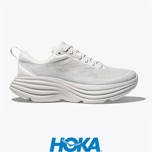 HOKA ONE ONE�i�z�J �I�l �I�l�j�X�e���X/�e�b�N �{���_�C 8 �P�[�W�h�@1155391�@BONDI 8 TS CAGED�@�X�j�[�J�[�@�C�@�V���[�Y�@�z���C�g / �R�X�~�b�N �O���[