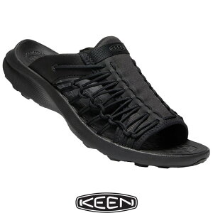 KEEN (L[) UNEEK SNK SLIDE@1024894@Y@j[NXj[N@XCh@BLACK/BLACK