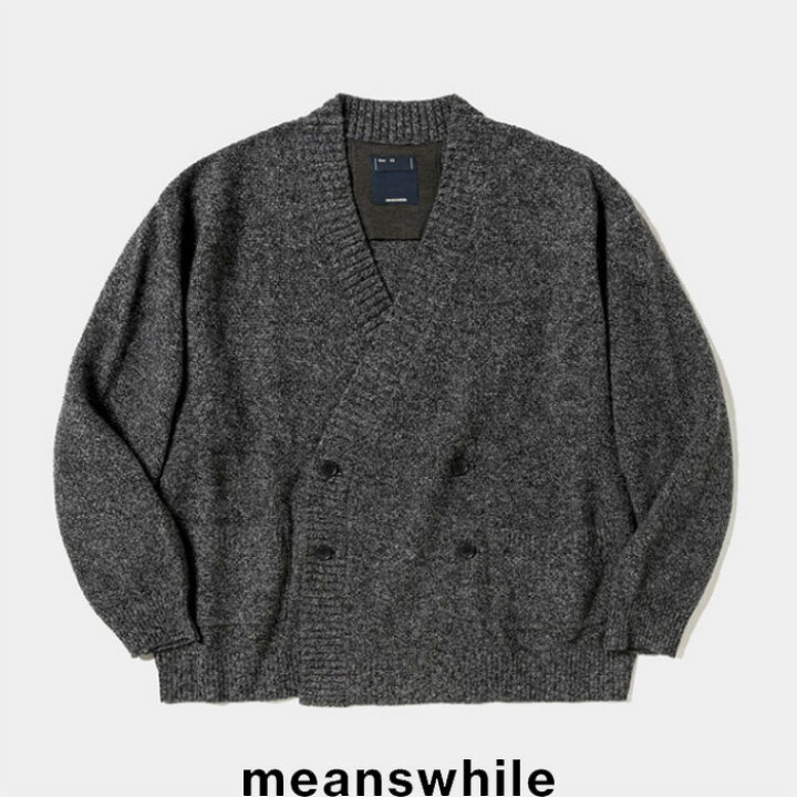 楽天市場】【SALE 20％OFF】meanswhile (ミーンズワイル) DOUBLE KNIT 