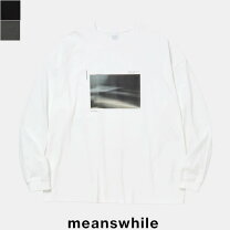 meanswhile ミーンズワイル メンズ のTシャツ カットソー ブラック 黒色系 通販