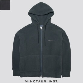 MINOTAUR INST.（ミノトール）ボアジップフード　2302CU12　BOA ZIP HOOD　パーカー　ユニセックス　ボア　ボアフリース　フルジップフード