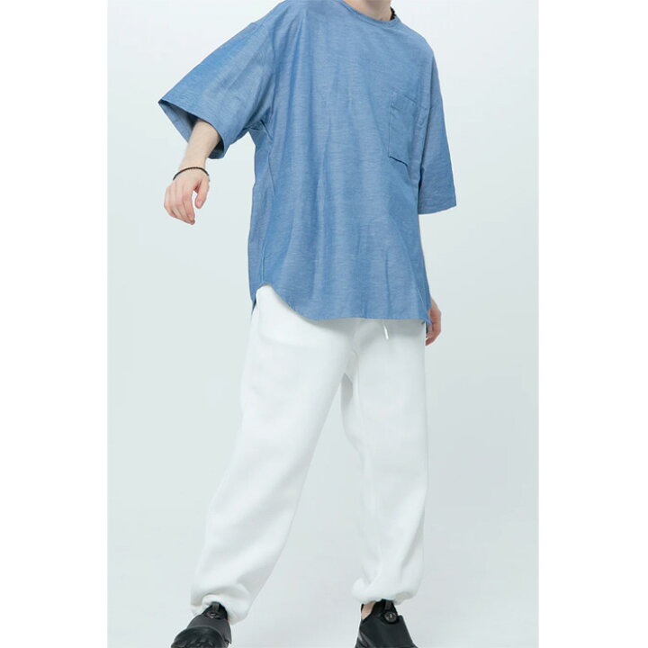 楽天市場】MINOTAUR INST.（ミノトール）LINEN DENIM S/S CREW SHIRTS 
