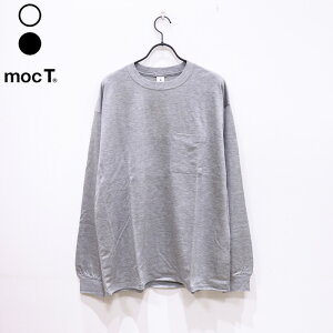 �ySALE 20��OFF�zmocT�i���N�e�B�jLYOCELL JERSEY STITCH CREW NECK L/S POCKET TEE�@M64-220�@�����@�J�b�g�\�[�@�N���[�l�b�N