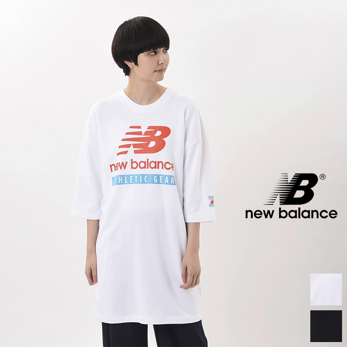 【SALE 30％OFF】new balance (ニューバランス) フレンチテリー ドレス WD11502 NB Essentials Field Day レディース チュニック カットソー Tシャツ・カットソー