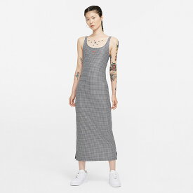 【SALE 40％OFF】NIKE(ナイキ) ナイキ スポーツウェア アイコン クラッシュ　ウィメンズドレス　NIKE WOMEN'S NSW ICON CLASS DRESS　DD5036　ワンピース　千鳥格子　レディース