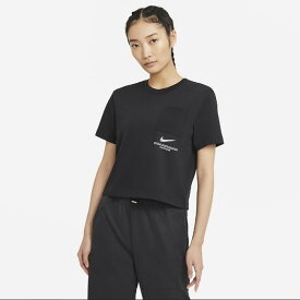 【スーパーセール 50％OFF】NIKE(ナイキ) ナイキ スポーツウェア スウッシュ ウィメンズ ショートスリーブ トップ　CZ8912　WOMEN'S NSW SWOOSH S/S TOP　コットン　半袖　クルーネック　カットソー