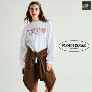 �ySALE 30��OFF�zPARROTT CANVAS�i�p���b�g�L�����o�X�j�N���V�b�N�X�|�[�c�����O�X���[�uT�@PC24112008�@CLASSIC SPORTS L/S TEE�@�E�B�����Y�@����T