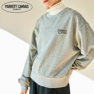 �ySALE 30��OFF�zPARROTT CANVAS�i�p���b�g�L�����o�X�jPC PEACE LOGO CREW SWEAT�@PC24212014�@�X�E�F�b�g�@�N���[�l�b�N�@�E�B�����Y