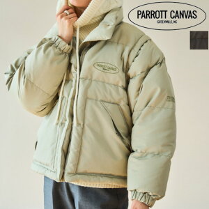 �ySALE 30��OFF�zPARROTT CANVAS�i�p���b�g�L�����o�X�j2WAY DOWN JACKET�@PC24212001�@�_�E���x�X�g�@�_�E���@2WAY�@�E�B�����Y�@�V���[�g��
