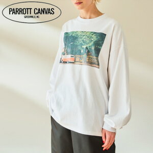 �ySALE 30��OFF�zPARROTT CANVAS�i�p���b�g�L�����o�X�jCAR PHOTO L/S TEE�@PC24212017�@�J�[�v�����g�@�v�����gT�V���c�@�E�B�����Y