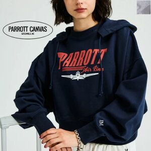 �ySALE 20��OFF�zPARROTT CANVAS�i�p���b�g�L�����o�X�jCROPPED WIDE FOODIE Air plane�@PC25112010�@�O���t�B�b�N�@�N���b�v�h��@�t�[�h�t���@�t�[�f�B