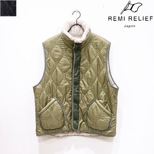 �ySALE 30��OFF�zREMI RELIEF�i���~�����[�t�j�i�C�������b�v�{�A���o�[�V�u��VEST�@RN27353026�@���o�[�V�u���@�{�A�@VEST