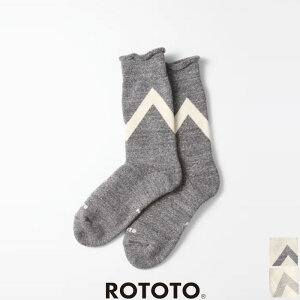 ROTOTO�i���g�g�jRAFFY SWEAT SOCKS �hZIG ZAG �h�@R1554�@�C��
