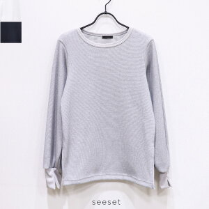 �ySALE 30��OFF�zseeset�i�V�[�Z�b�g�jTRYCOOL WAFFLE TEE�@SE241606�@���b�t���e�B�[�@���f�B�[�X