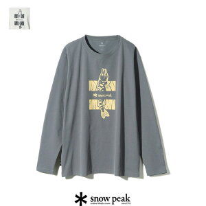 �ySALE 30��OFF�zsnowpeak(�X�m�[�s�[�N)�@Snow Peak × TONEDTROUT�@GRAPHIC L/S T SHIRT�@�@TT2310-TS01�@�@�g�[���h�g���E�g�@�A�E�g�h�A�@�R���{�@�t�B�b�V���O�@�L�����v