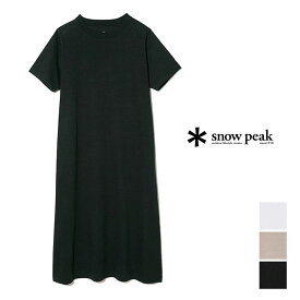 【SALE 40％OFF】snow peak　スノーピーク　Heavy Cotton Dress　SW-21SW101 ヘビー コットン ドレス　ワンピース