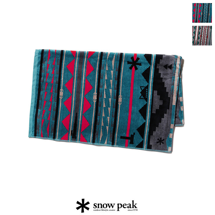 6/5(土)～販売開始 snow peak(スノーピーク) PENDLETON コラボレーション タオルブランケット SI-PD-21SU002 P / PENDLETON TOWEL BLANKET キャンプ アウトドア 家使い
