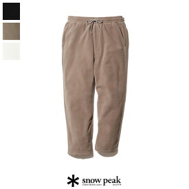 【SALE 40％OFF】snow peak(スノーピーク) Micro Fleece Pants M　PA-21AU005　マイクロフリースパンツM　メンズ　ストレッチ　アウトドア