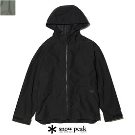 snow peak(スノーピーク) Light Mountain Cloth Zip Up Parka　マウンテンパーカー　JK-24SU104　ホーム　キャンプ　ユニセックス　撥水