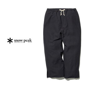 【SALE 50％OFF】SNOW PEAK（スノー ピーク）ユニセックス ブリーザブル ソフト パンツ/ブラック/ SNOW PEAK/Breathable Soft Pants - WEAR/Black #パンツ アウトドア 吸水速乾　D/H PA-20SU010
