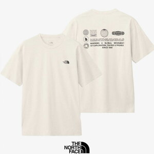 【SALE 20%OFF】THE NORTH FACE (ザ・ノース・フェイス)ショートスリーブフラッシュドライグローブグリッドコットンティー(ユニセックス) NT32550 ロゴ ワイドティー 日常 グラフィックTシ