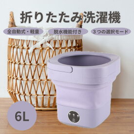 ミニ洗濯機 折り畳み 洗濯機 電動 軽量 ポータブル洗濯機 一人暮らし