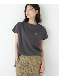 【SALE／37%OFF】◆サークルロゴTシャツ human woman ヒューマン ウーマン トップス カットソー・Tシャツ レッド グレー ホワイト【RBA_E】【送料無料】[Rakuten Fashion]