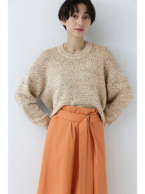 【SALE／55%OFF】◆カラーミックスニット human woman ヒューマン ウーマン トップス ニット ピンク グレー イエロー【RBA_E】【送料無料】[Rakuten Fashion]