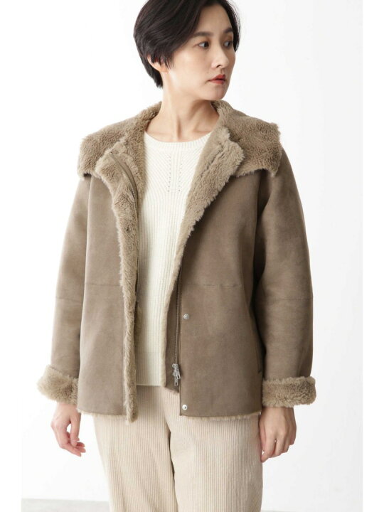楽天市場】【SALE／70%OFF】◇≪Marisol 12月号掲載≫フェイクムートン 