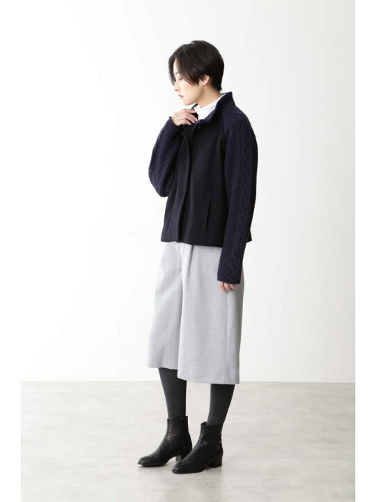 楽天市場】【SALE／40%OFF】◇ソフトメルトンブルゾン human woman 