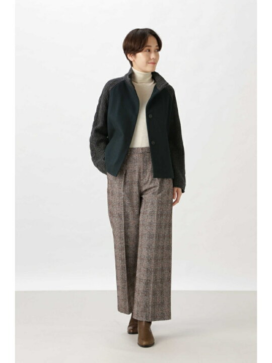 楽天市場】【SALE／40%OFF】◇ソフトメルトンブルゾン human woman 