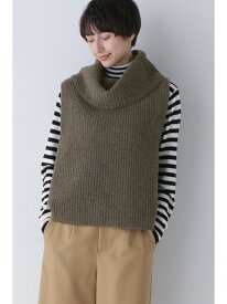 【SALE／55%OFF】◆ホールガーメント片畦ニットベスト human woman ヒューマン ウーマン トップス ニット ブラウン ネイビー ホワイト ピンク【RBA_E】【送料無料】[Rakuten Fashion]