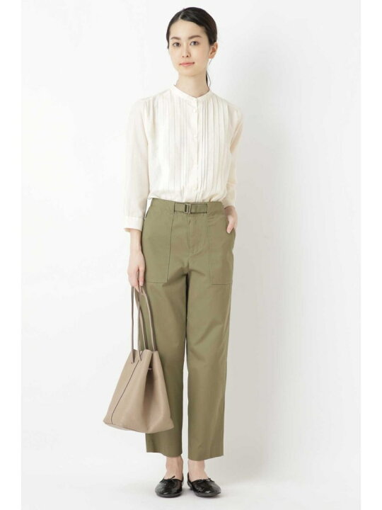 楽天市場】【SALE／50%OFF】コットンシルクローンタックブラウス human 