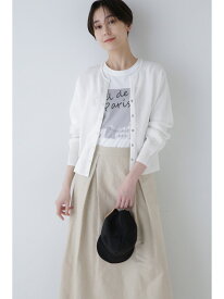 【SALE／46%OFF】◆ミドルゲージギマカーディガン human woman ヒューマン ウーマン トップス ニット ホワイト イエロー グリーン パープル【RBA_E】【送料無料】[Rakuten Fashion]