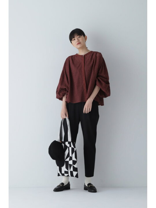 楽天市場】【SALE／50%OFF】◇ボリュームスリーブカットワークブラウス 