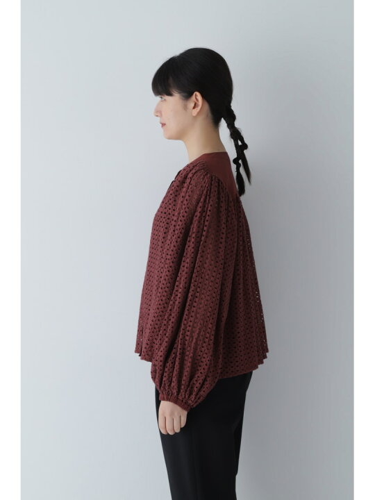 楽天市場】【SALE／50%OFF】◇ボリュームスリーブカットワークブラウス 