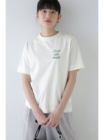 ◆リサイクルロゴTシャツ human woman ヒューマン ウーマン トップス カットソー・Tシャツ グリーン ブラック グレー イエロー【先行予約】*【送料無料】[Rakuten Fashion]