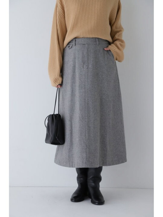 楽天市場】【SALE／20%OFF】◇ヘリンボーンツィードスカート human 