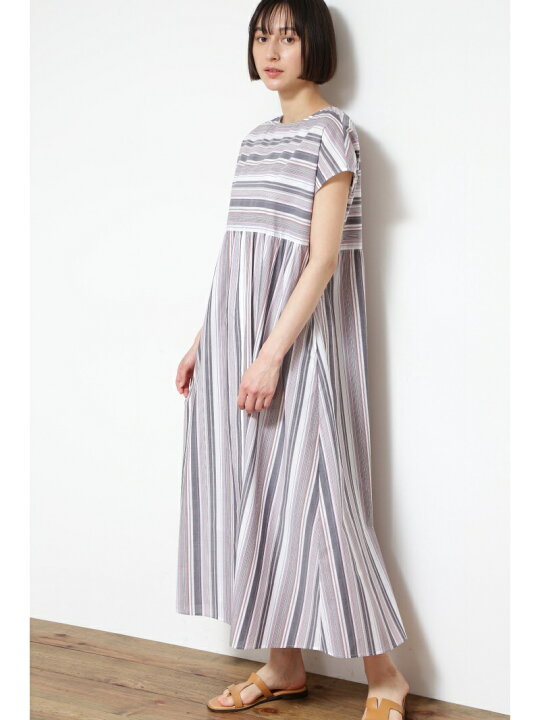 楽天市場】【SALE／20%OFF】◇マルチストライプワンピース human woman 