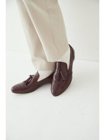 ◆chausserウィングタッセルローファー human woman ヒューマン ウーマン シューズ・靴 その他のシューズ・靴 レッド ブラック【送料無料】[Rakuten Fashion]
