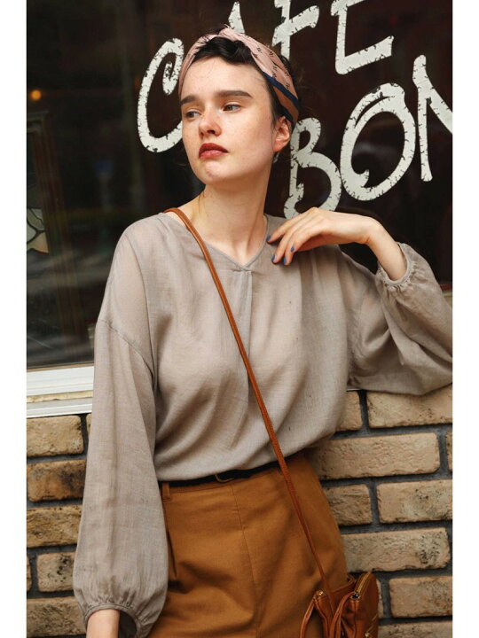 楽天市場】【SALE／60%OFF】◇綿ウールアムンゼンブラウス human woman 