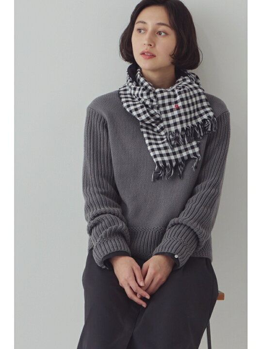 楽天市場】【SALE／50%OFF】◇編地コンビプルオーバー human woman  