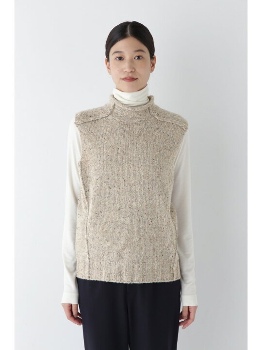 楽天市場】【SALE／37%OFF】◇ウールミックスハイネックニットベスト 